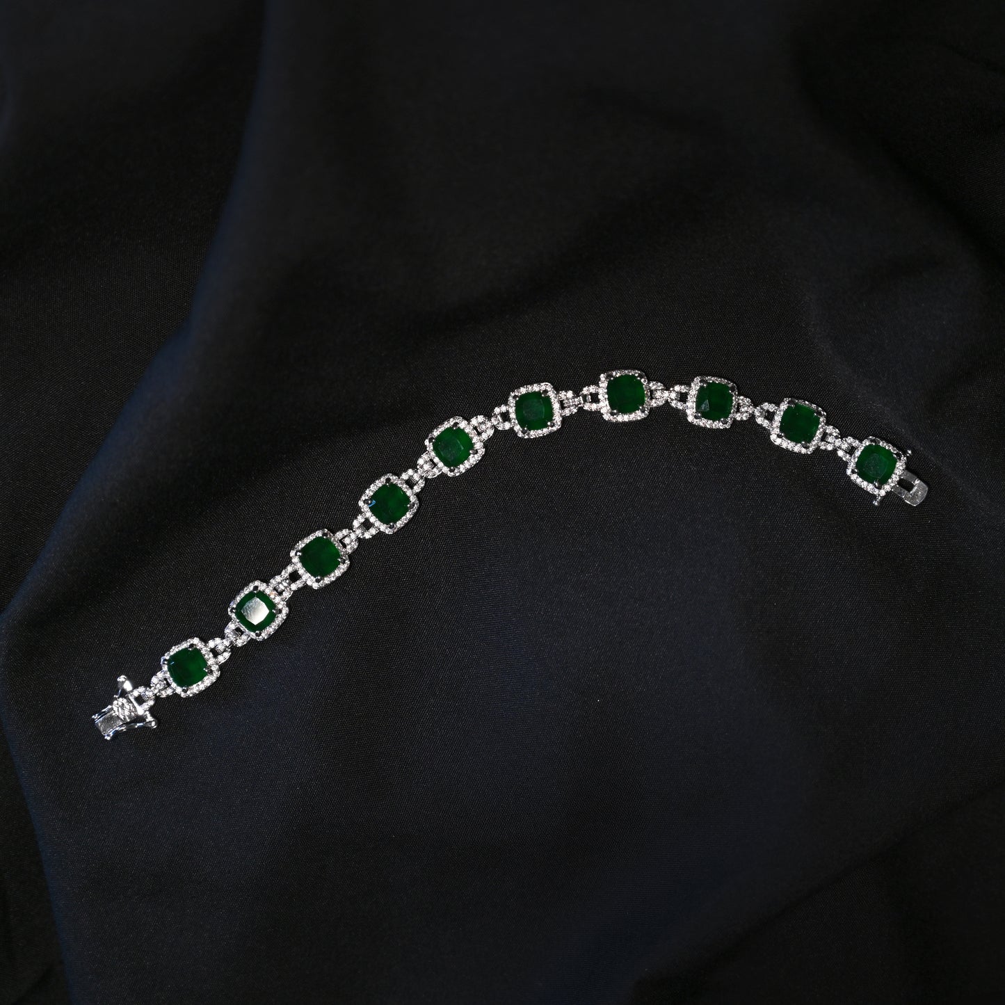 Aurora Cushion Tennis Bracelet