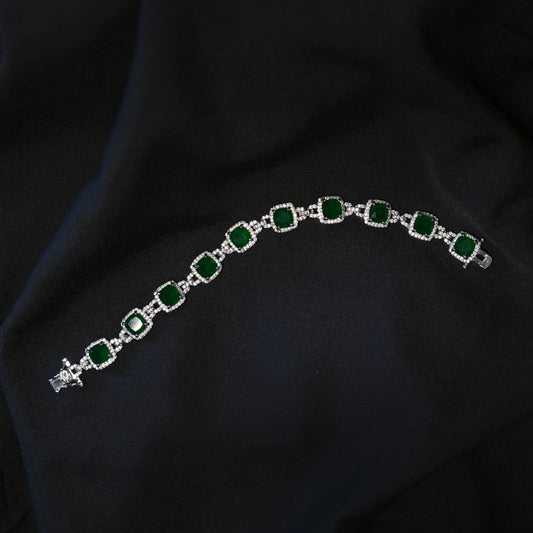 Aurora Cushion Tennis Bracelet