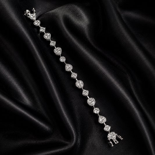 Celeste Symphony Tennis Bracelet
