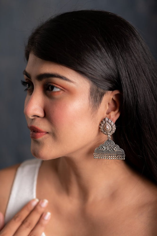 Carved Timeless Dangling Earrings