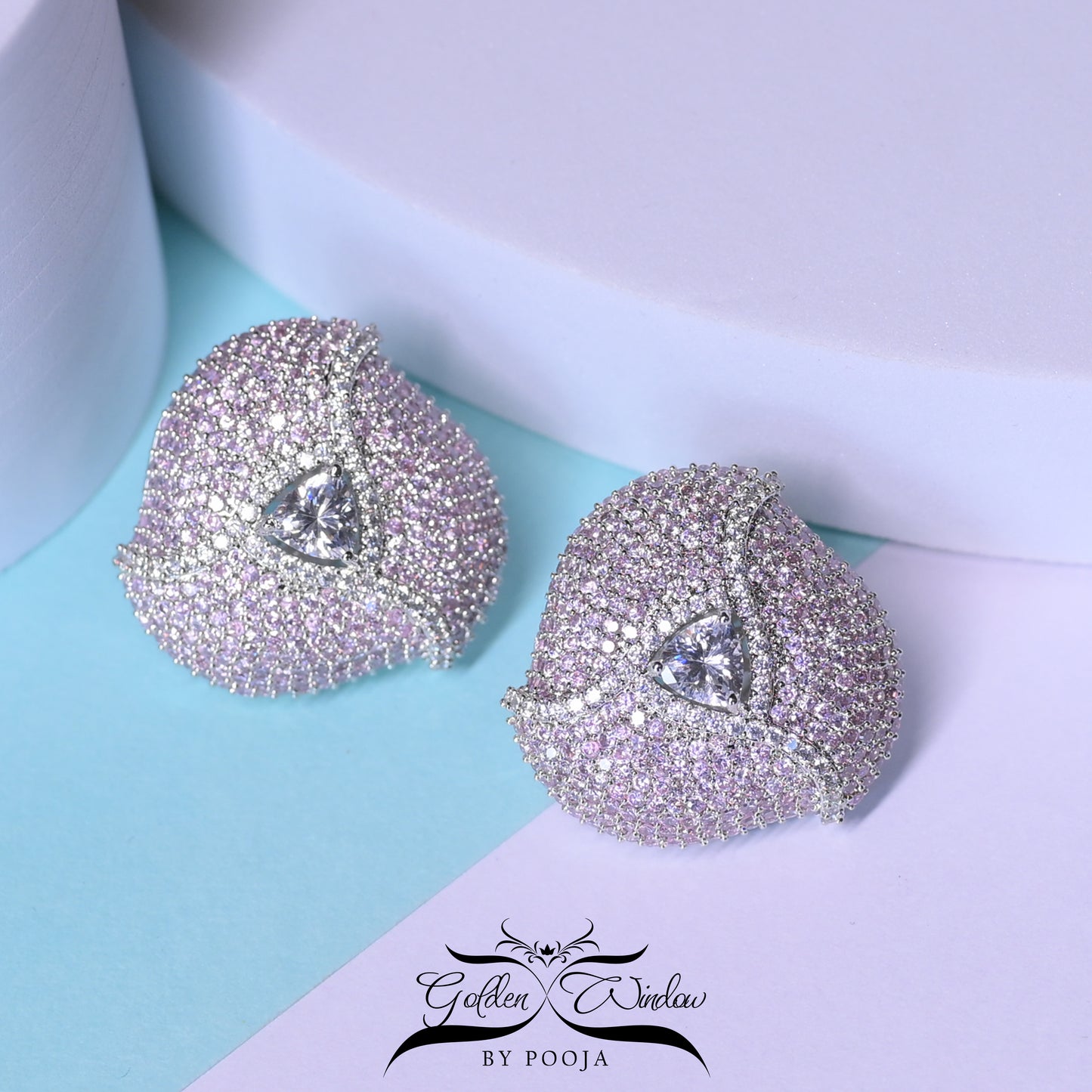 Zirconia Shimmer Studs