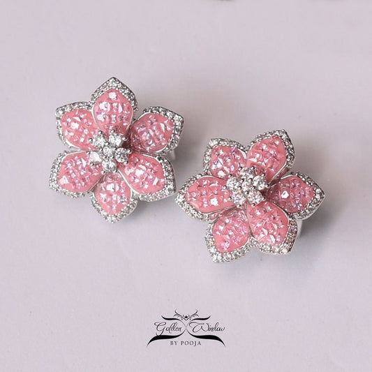 Floral Glamorous Studs