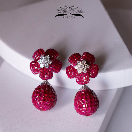 Floral Glamour Earrings