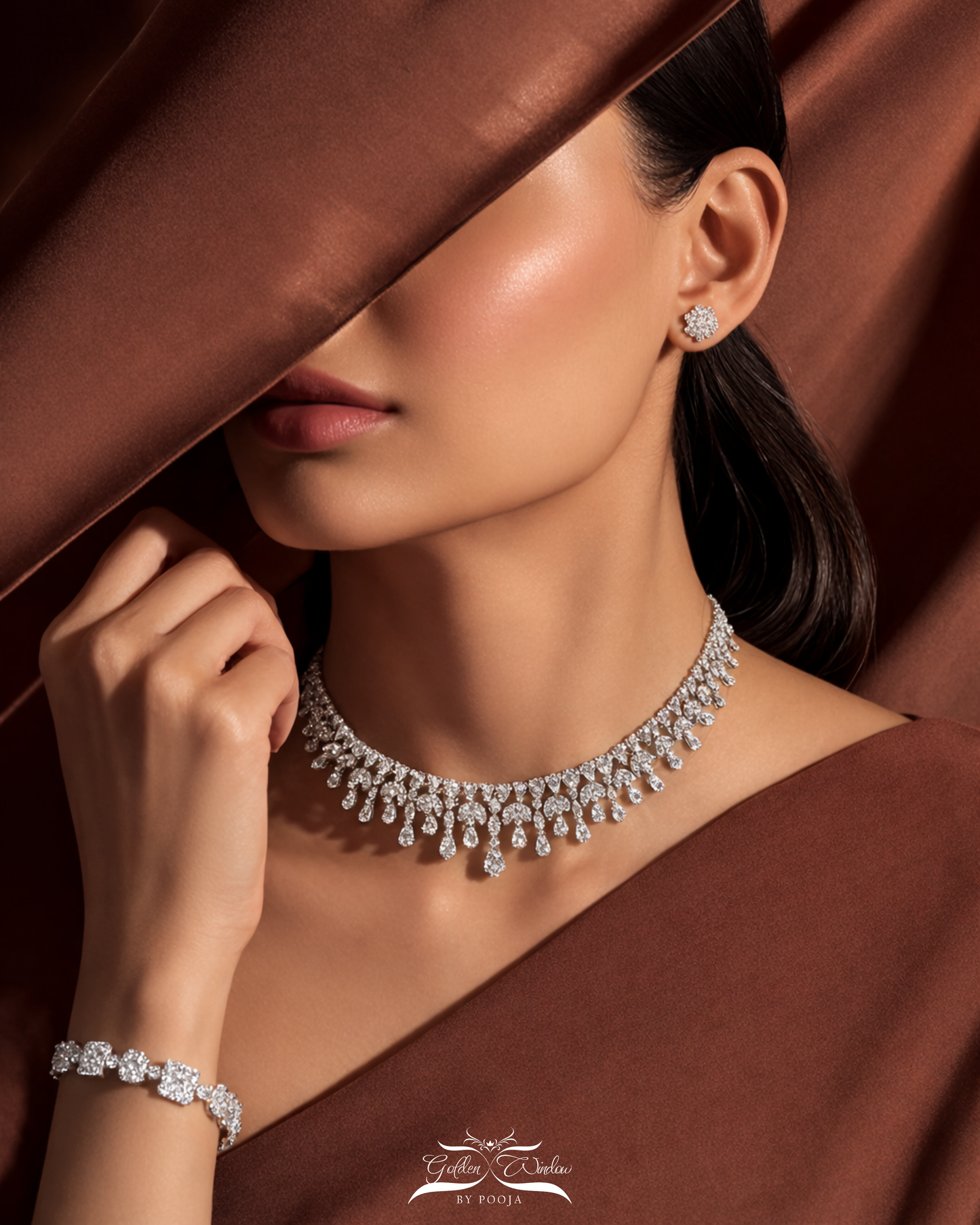 Celeste Diamond Choker Set