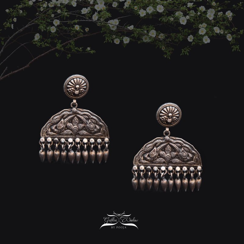 Half Moon Dangler Earrings