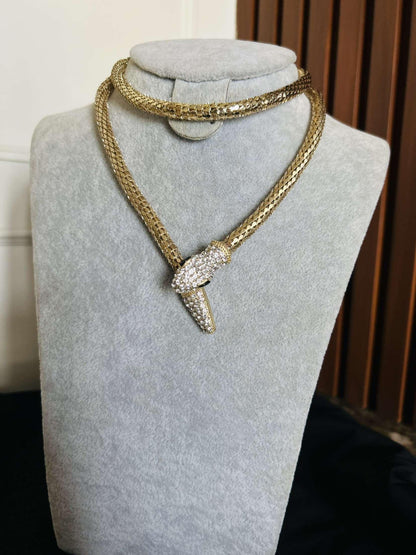 Snake Necklace & Bracelet Set